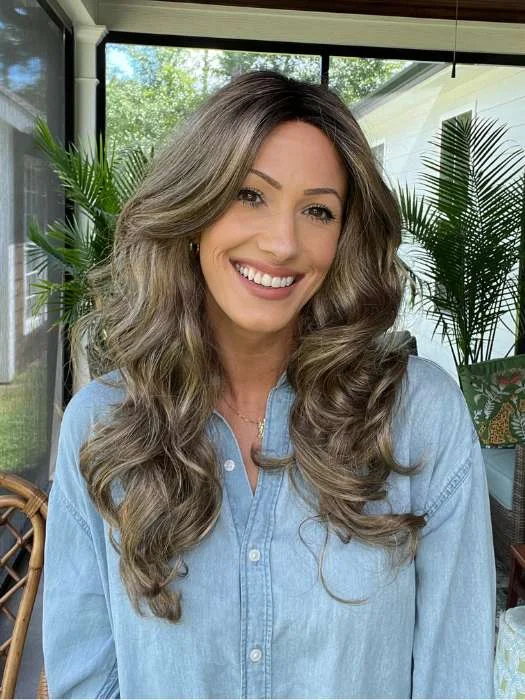 Glueless Human Hair Wigs for Thinning Hair-Brianna | Synthetic Lace Front Wig (Mono Top) Glueless Human Hair Wigs for Thinning Hair-Brianna | Synthetic Lace Front Wig (Mono Top)
