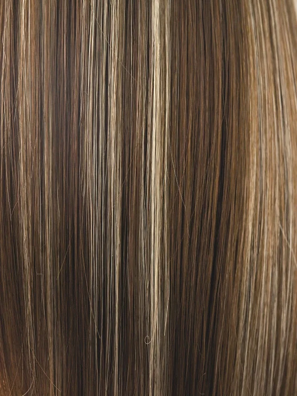 ICED MOCHA | Medium Brown blended with Light Blonde highlights