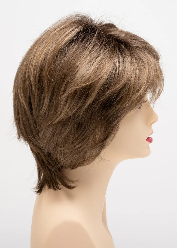 Toasted Sesame | Chocolate brown roots with a toasted brown and wheat blonde blend