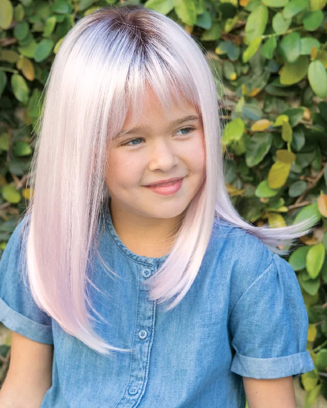 Miley | Kids Lace Front & Monofilament Top Synthetic Wig by Amore--- fun children's wigs, playful wigs for kids, wig styles for children, colorful kids' wigs Miley | Kids Lace Front & Monofilament Top Synthetic Wig by Amore--- fun children's wigs, playful wigs for kids, wig styles for children, colorful kids' wigs