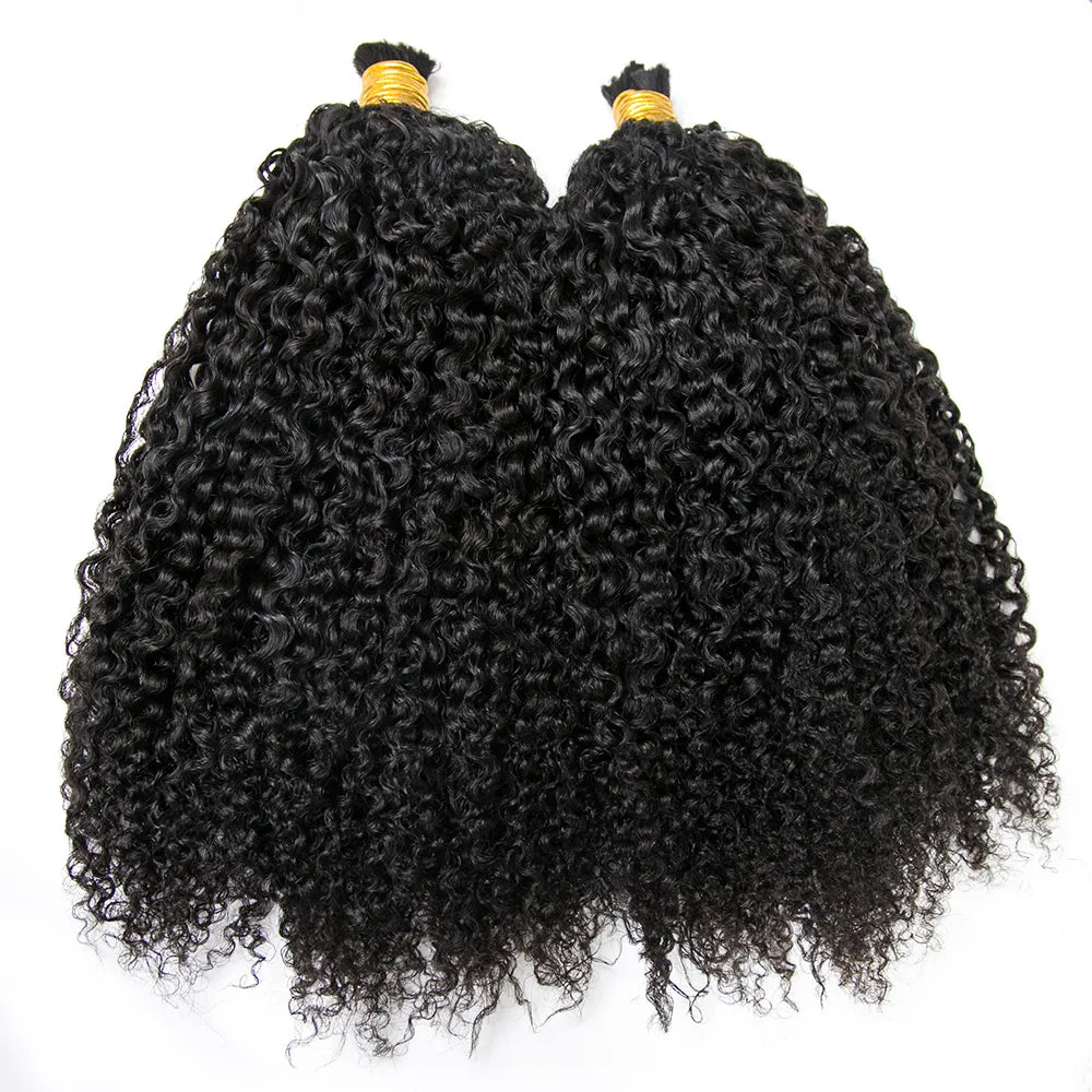 Premium Bulk Human Braiding Hair--Multi-Textured Kinky Curly Bulk Hair Extensions for Braiding crochet braids, crochet locs, premium crochet braids, high-quality locs Premium Bulk Human Braiding Hair--Multi-Textured Kinky Curly Bulk Hair Extensions for Braiding crochet braids, crochet locs, premium crochet braids, high-quality locs