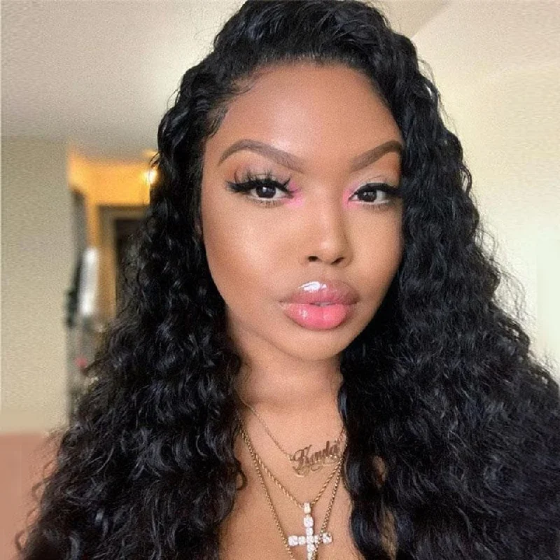 Premium No Lace Wigs Collection--Curly 13x6 Lace Front Wig AC07