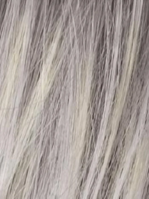 Silver Blonde Rooted | Pure Silver White and Pearl Platinum Blonde Blend, with a Dark Root