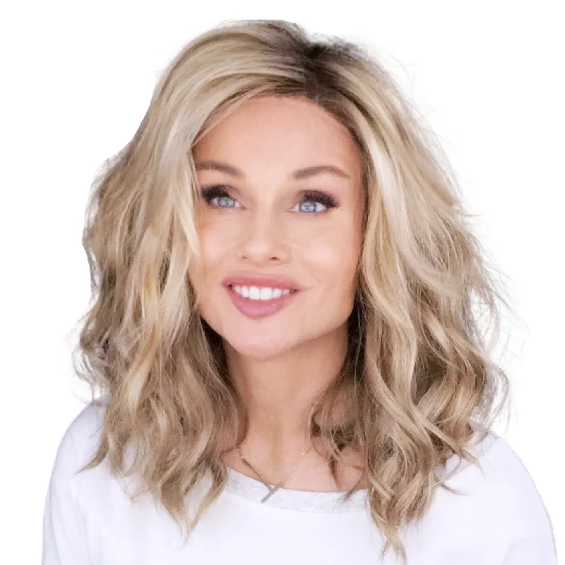 Glueless Human Hair Wigs for Lightweight Wear-Joy Wig by WigPro | Synthetic Hair | Average Cap