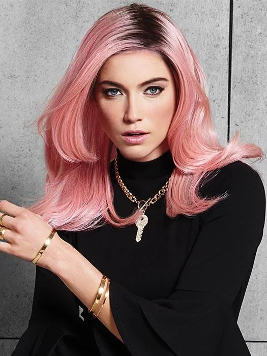 Synthetic Wigs for Women with Fine Edges-Pinky Promise | HF Synthetic Wig (Basic Cap)