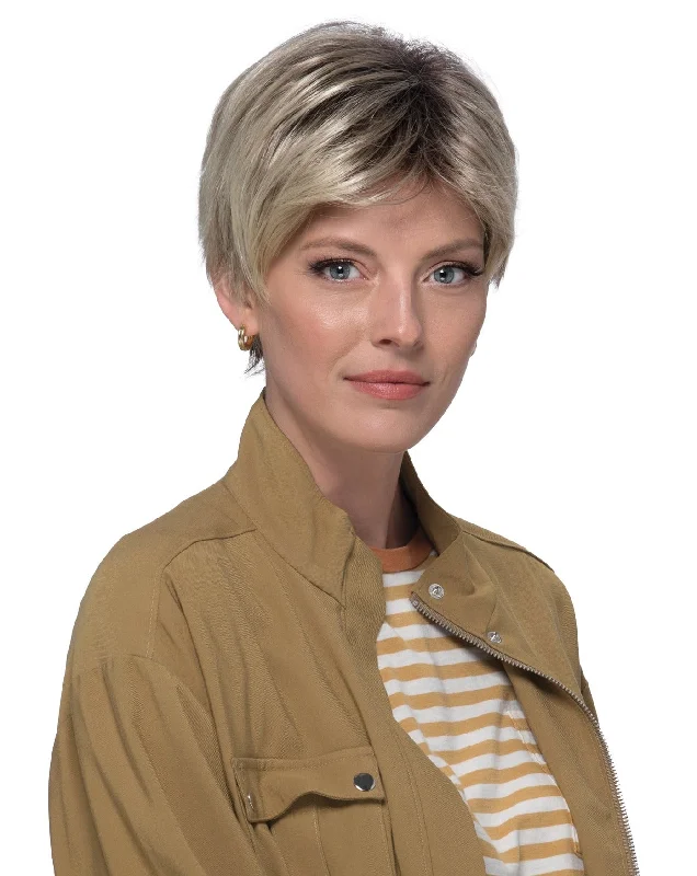 Synthetic Wigs with a Glossy Finish-Emmett Wig by Estetica | Synthetic Hair | Average Cap
