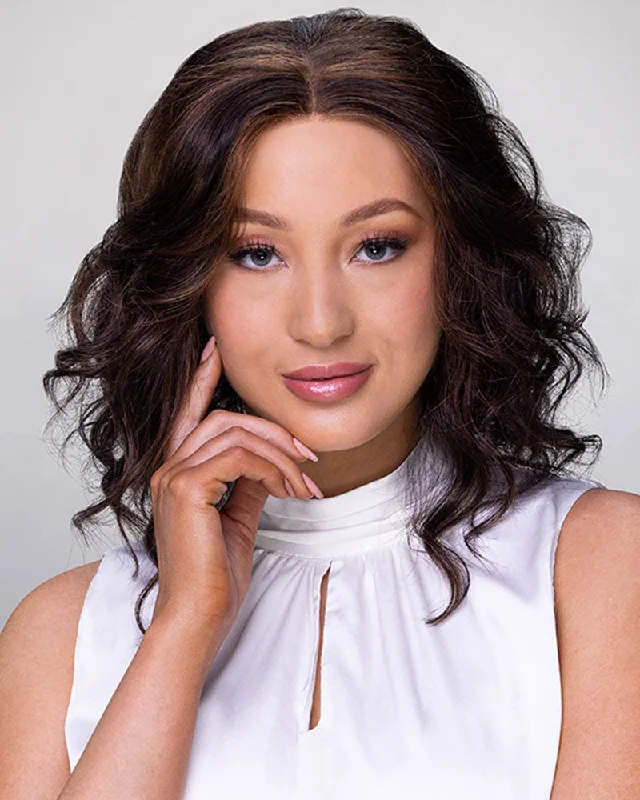 Synthetic Wigs with No Tangling-Julianne Lite-Petite (Exclusive) | Lace Front & Monofilament Synthetic Wig by Jon Renau