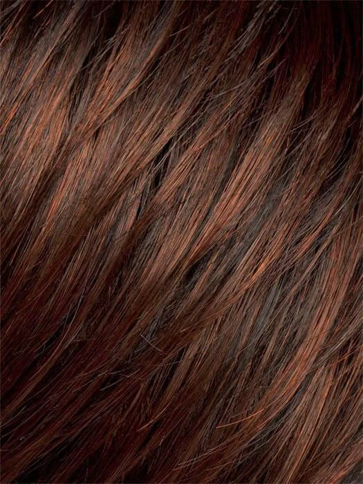 DARK AUBURN MIX 33.130.2 | Dark Auburn with a Bright Copper Red on top, with a Darkest Brown nape
