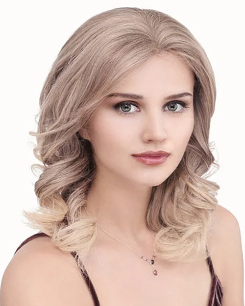PLF007HM | Lace Front & Monofilament Human Hair Wig by Louis Ferre