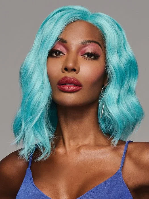 Synthetic Wigs for Women Who Like to Experiment-Blue Babe | Synthetic Lace Front Wig (Mono Part)