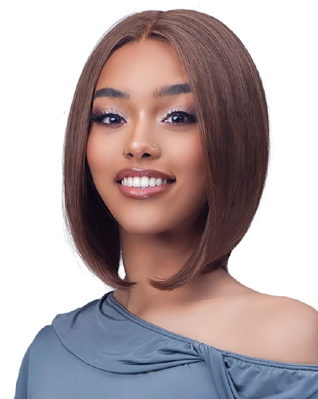 Glueless Human Hair Wigs for Natural Styles-Jenny | Lace Front Synthetic Wig by Bobbi Boss