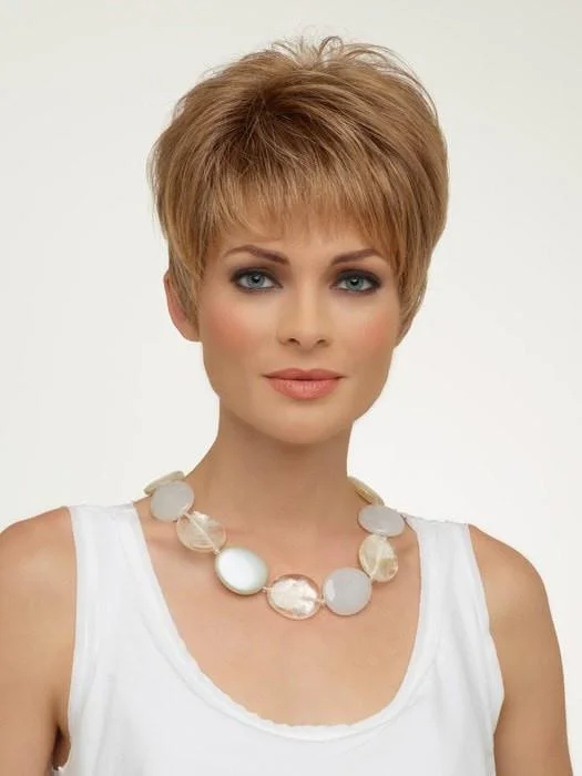 Synthetic Wigs with No Heat-Tiffany Petite | Synthetic Wig (Mono Top)