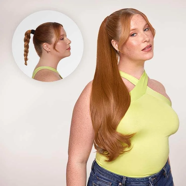 clip-in ponytail extensions, premium ponytail extensions, high-quality clip-in ponytails, 100% human hair ponytails---Brit Ponytail Extension clip-in ponytail extensions, premium ponytail extensions, high-quality clip-in ponytails, 100% human hair ponytails---Brit Ponytail Extension