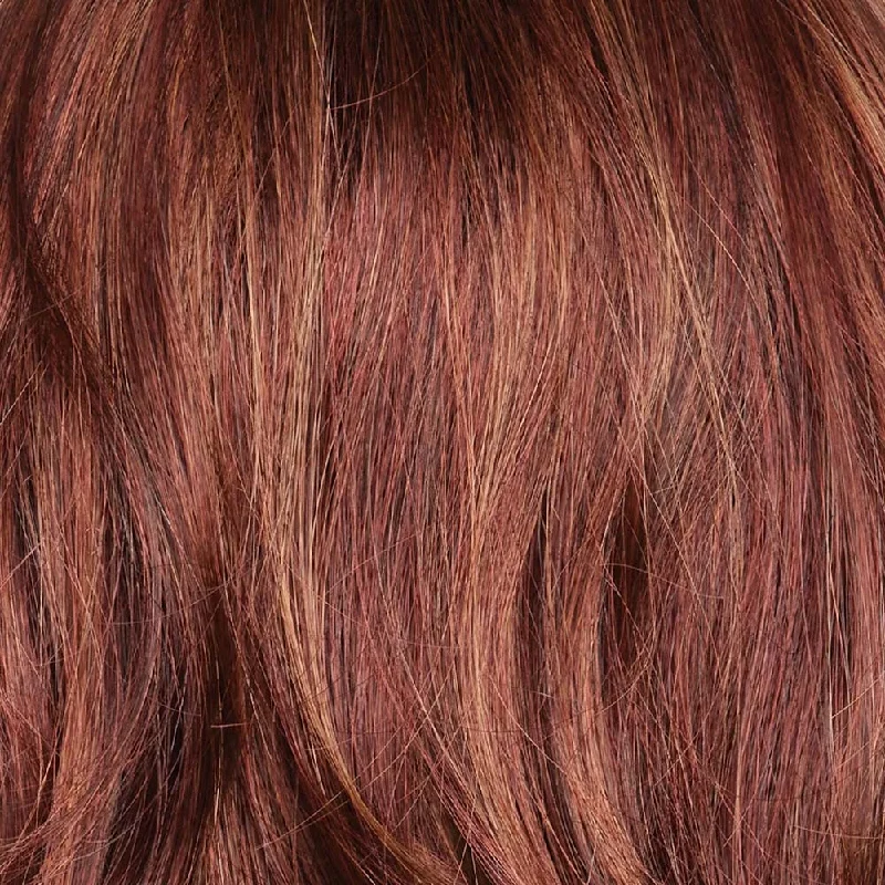 Irish Spice R | Rooted Dark with Medium Auburn base with Dark Honey Blonde highlights