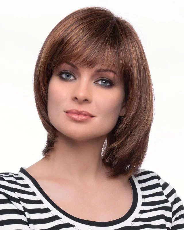 Glueless Human Hair Wigs with Easy Installation-Jasmine (Exclusive) | Monofilament Synthetic Wig by Envy