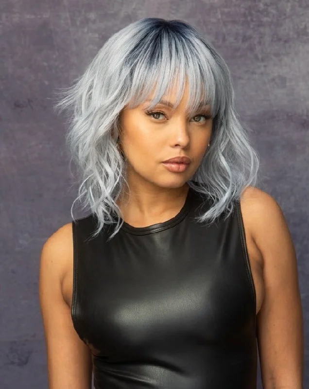 Glueless Human Hair Wigs with Minimal Maintenance-Breezy Wavez Wig by Rene of Paris | Heat Friendly Synthetic Hair | Average Cap Glueless Human Hair Wigs with Minimal Maintenance-Breezy Wavez Wig by Rene of Paris | Heat Friendly Synthetic Hair | Average Cap