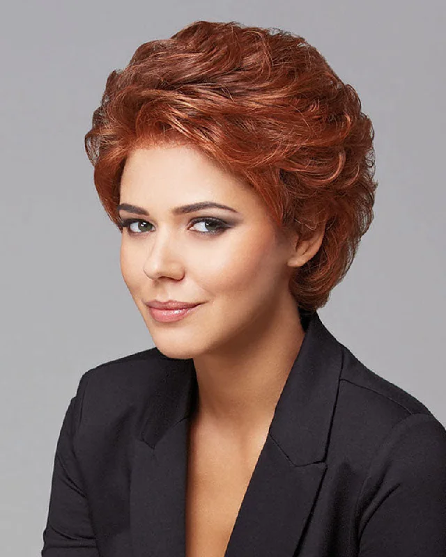 Glueless Human Hair Wigs for Sensitive Skin-Pinnacle | Lace Front Synthetic Wig by Gabor