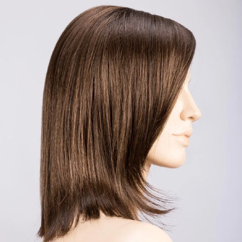 Dark Chocolate Rooted 6.30.4 | Dark Brown base with Light Reddish Brown Highlights with Dark Roots