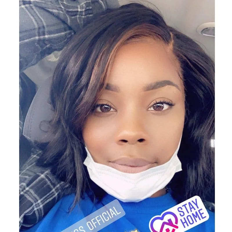 Premium No Lace Wigs Collection--Side Part Brown Streak Straight 13X6 Lace Front Bob Wig BOH70 Premium No Lace Wigs Collection--Side Part Brown Streak Straight 13X6 Lace Front Bob Wig BOH70