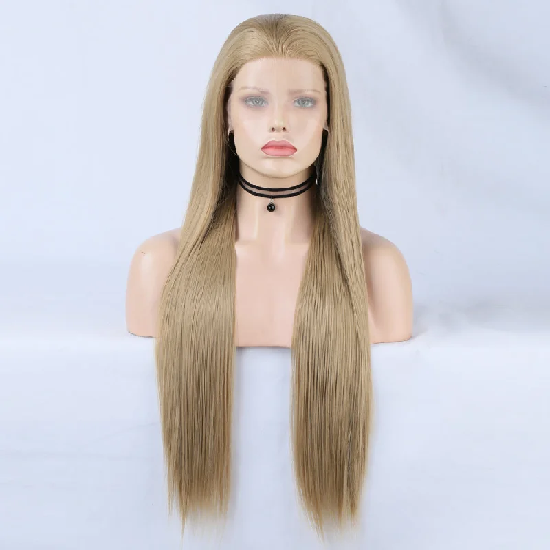 Dazzling August Linen Front Lace Wigtop-rated no lace wigs, best wigs, high-quality no lace wigs, top-rated glueless wigs