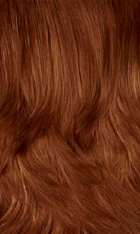 130 H | Copper red with dark strawberry blonde highlights