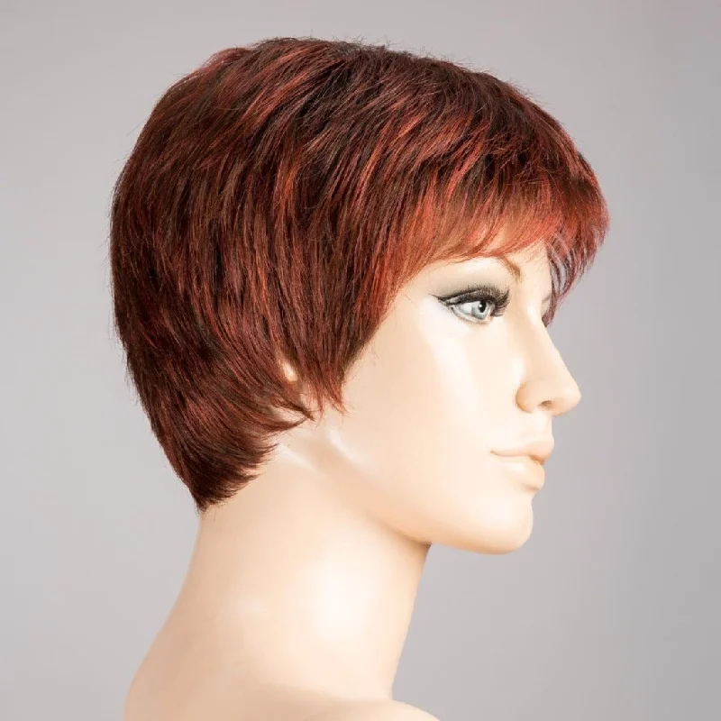 HOT FLAME ROOTED | Bright Cherry Red and Dark Burgundy mix with Dark Roots