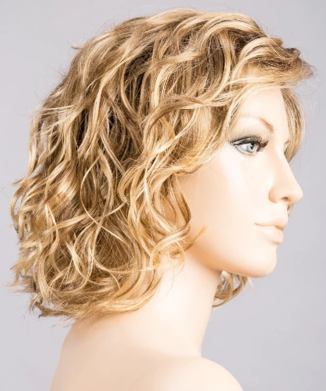 Caramel Rooted 20.26.14 | Medium Gold Blonde and Light Gold Blonde Blend with Light Brown Roots