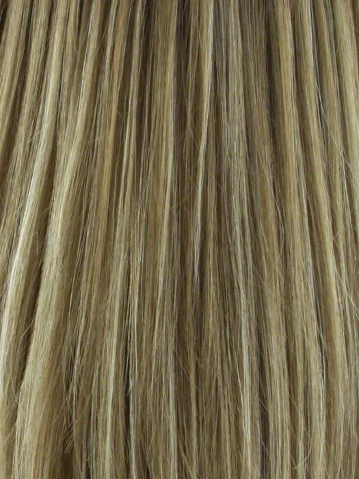NUTMEG R | Rooted Dark Honey Brown Base with Platinum Blonde Highlights