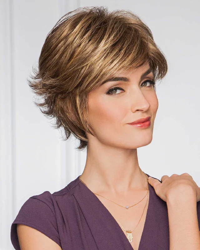 Glueless Human Hair Wigs for a Professional Appearance-Gala-Large | Synthetic Wig by Gabor Glueless Human Hair Wigs for a Professional Appearance-Gala-Large | Synthetic Wig by Gabor