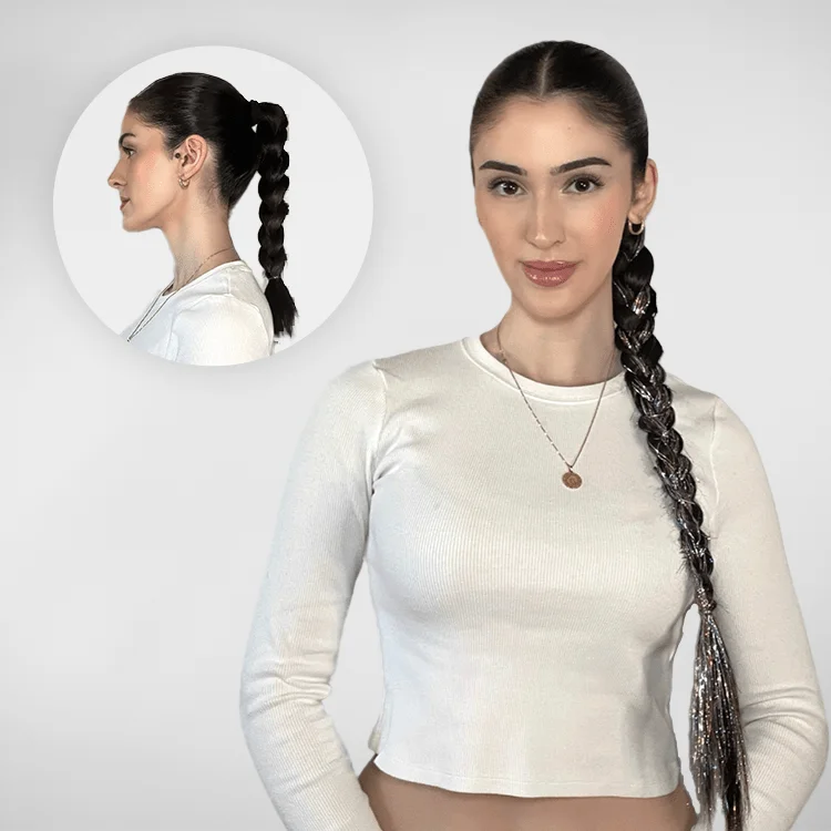 clip-in ponytail extensions, premium ponytail extensions, high-quality clip-in ponytails, 100% human hair ponytails---Fantasy Lara clip-in ponytail extensions, premium ponytail extensions, high-quality clip-in ponytails, 100% human hair ponytails---Fantasy Lara