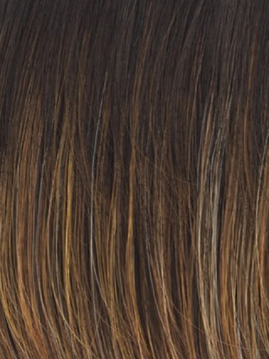 RL8/29SS SHADED HAZELNUT | Medium Brown with Ginger highlights  & Dark Brown roots