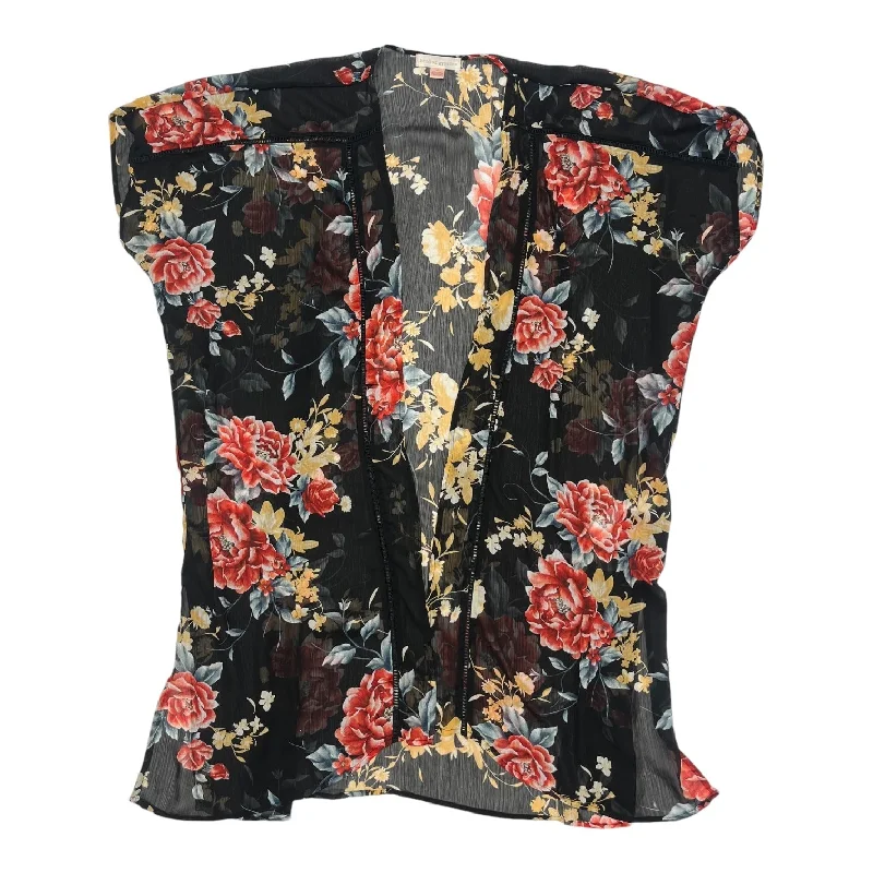 Kimono By Band Of Gypsies In Floral Print, Size:M