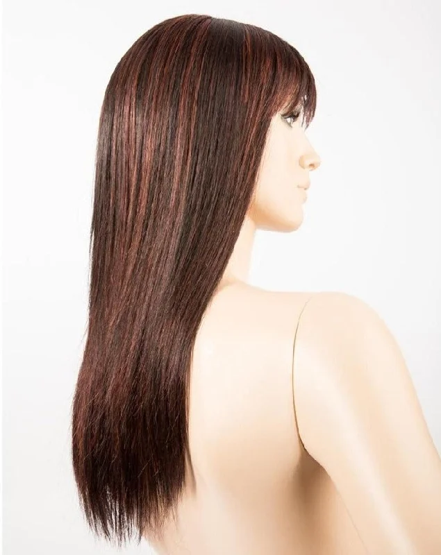 AUBERGINE MIX | Darkest Brown with hints of Plum at base and Bright Cherry Red and Dark Burgundy Highlights
