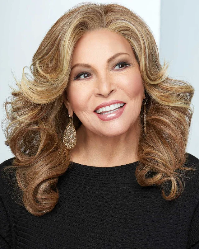 Synthetic Wigs for Women with Receding Hairlines-Stroke of Genius | Lace Front & Monofilament Part Synthetic Wig by Raquel Welch