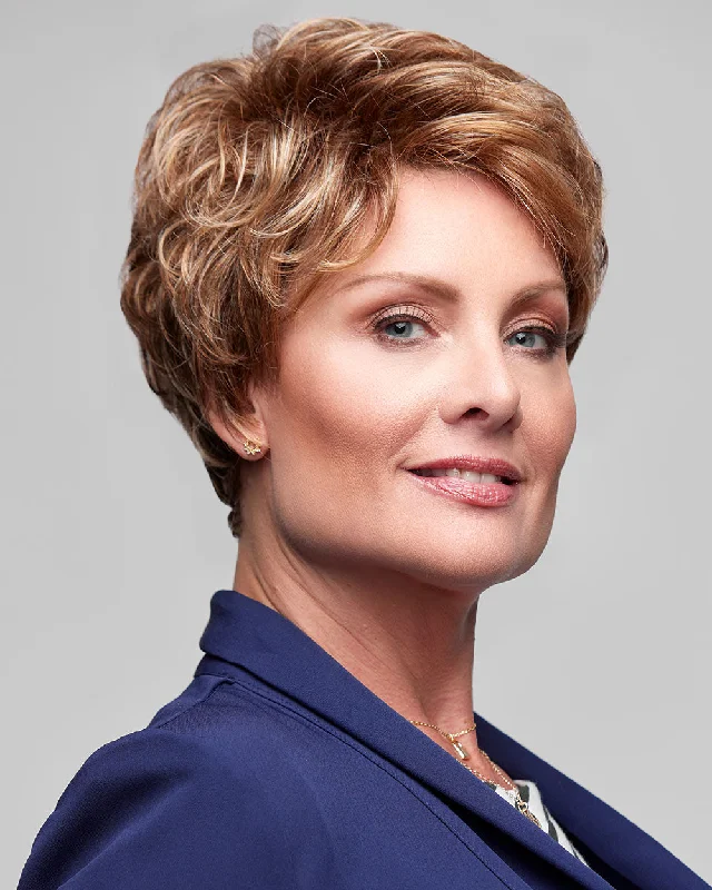 Synthetic Wigs with Healthy-Looking Ends-Bonnie Petite | Lace Front Synthetic Wig by Henry Margu Synthetic Wigs with Healthy-Looking Ends-Bonnie Petite | Lace Front Synthetic Wig by Henry Margu
