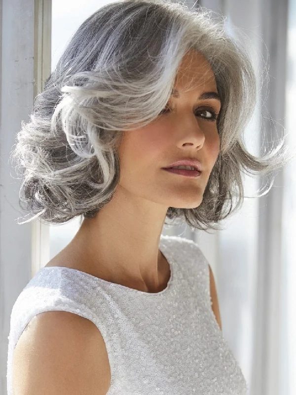 Glueless Human Hair Wigs with No Lace-Amal | Synthetic Wig (Basic Cap)