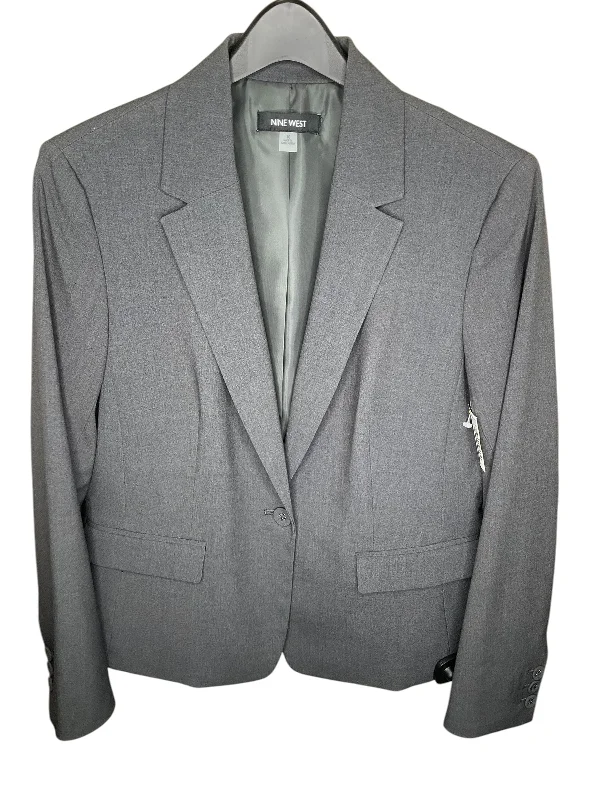 Blazer By Nine West In Grey, Size: M