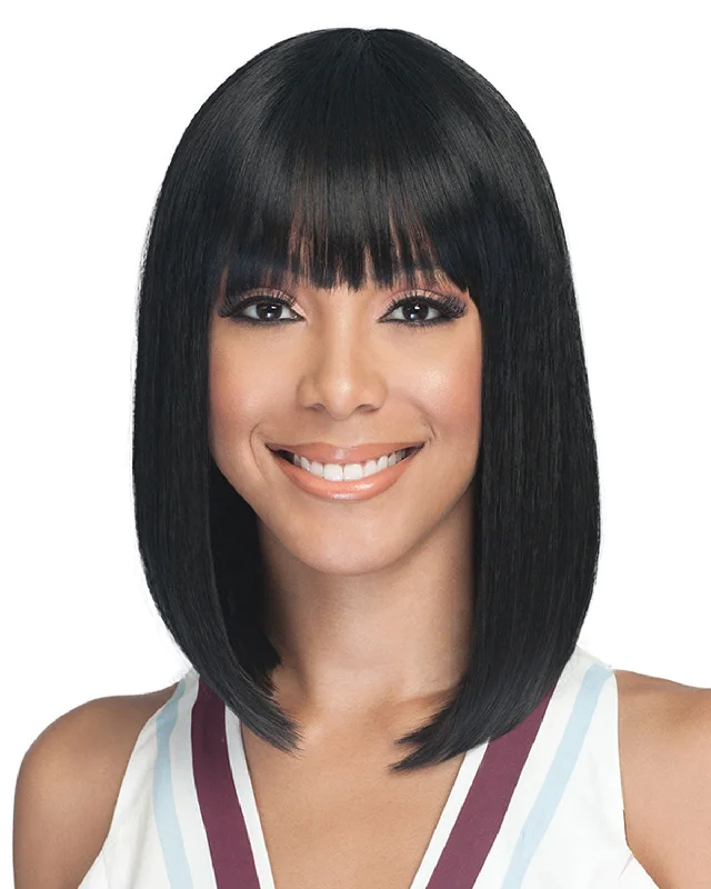 Glueless Human Hair Wigs for Party Styles-Emily | Synthetic Wig by Bobbi Boss