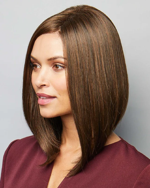 Synthetic Wigs for an Attractive Look-Taylor | Monofilament Part Synthetic Wig by Noriko