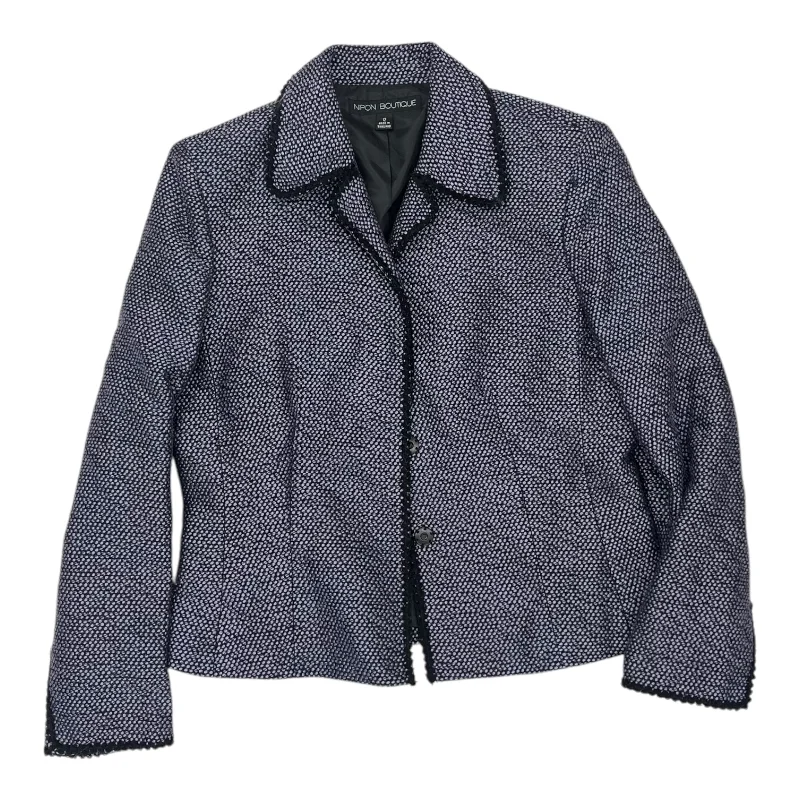 Blazer By Clothes Mentor In Purple, Size:L