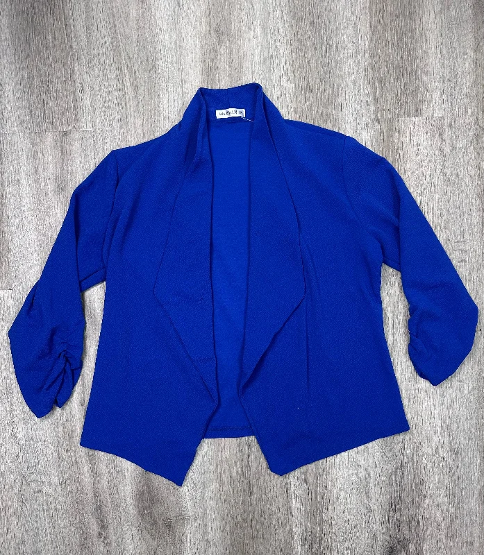 Blazer By Doublju In Blue, Size: 2x