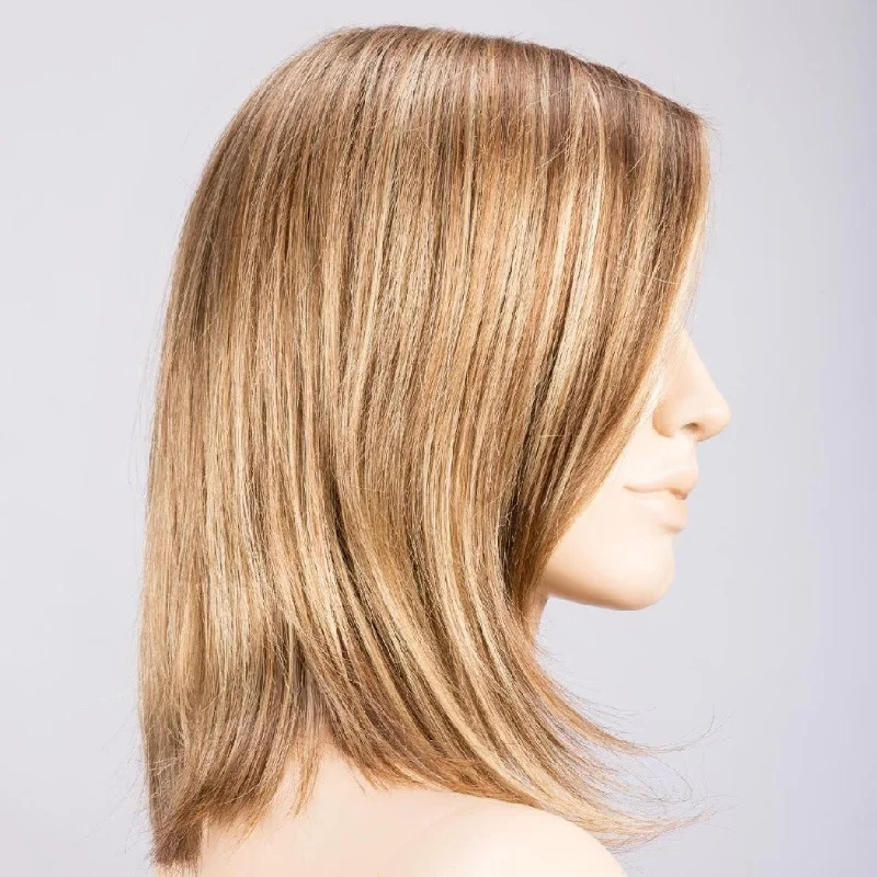 Light Bernstein Rooted 12.26.27 | Light Auburn, Light Honey Blonde, and Light Reddish Brown Blend and Dark Roots