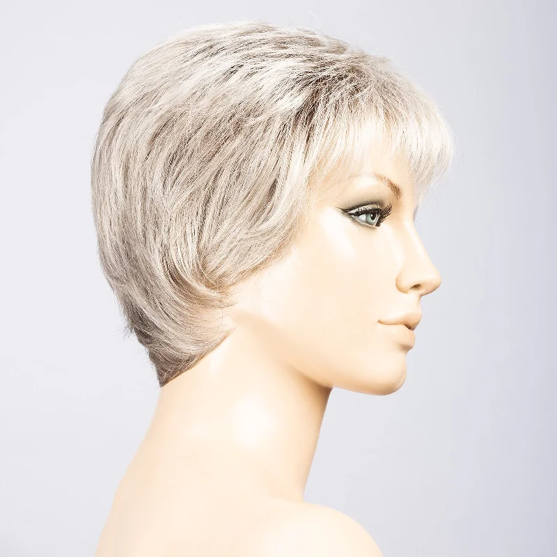 Dark Snow Rooted 56.60.48 | Lightest Brown and Lightest Blonde blend with Pearl White and Grey blend