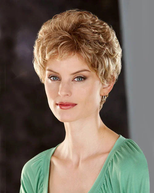 Synthetic Wigs with a Shiny Look-Pamela Petite | Monofilament Synthetic Wig by Henry Margu