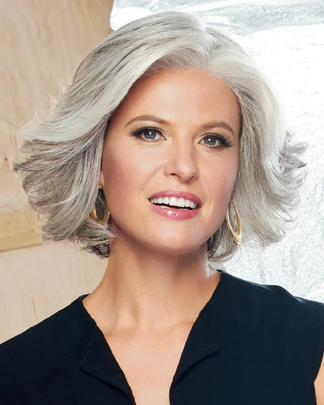 Synthetic Wigs with No Heat-Crowd Pleaser | Lace Front & Monofilament Part Synthetic Wig by Raquel Welch