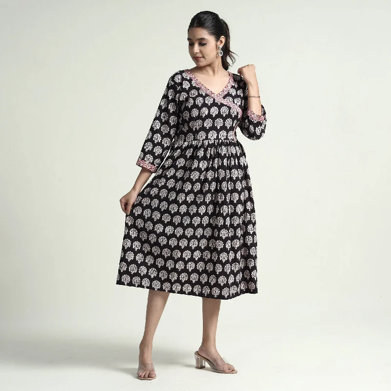 Bagh Block Printed Cotton Dress