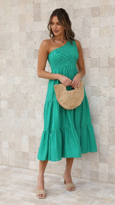 Cassy Midi Dress - Green