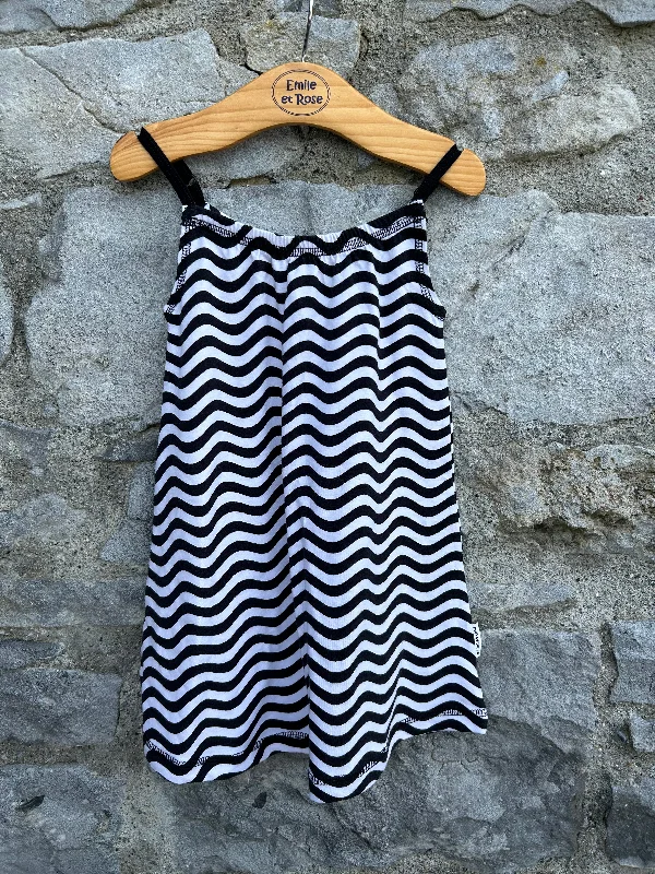 Waves summer dress  2y (92cm)