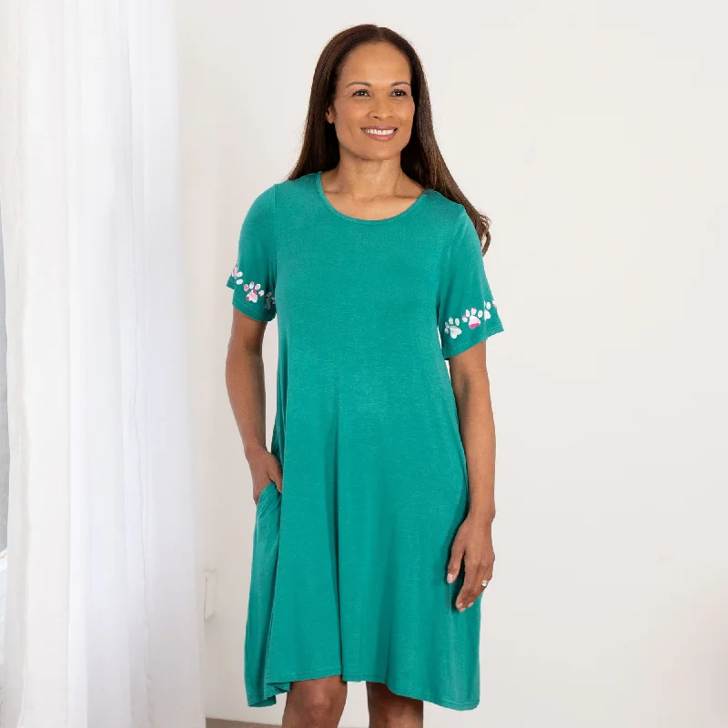 Celebration Paws T-Shirt Dress