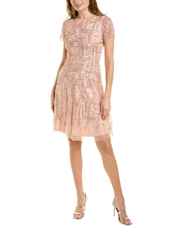 Aidan Mattox Beaded Cocktail Dress